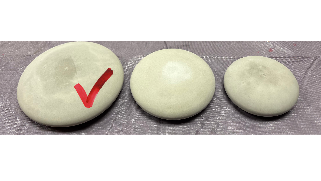 Handcrafted Gypsum Rocks- Not painted - No guidelines