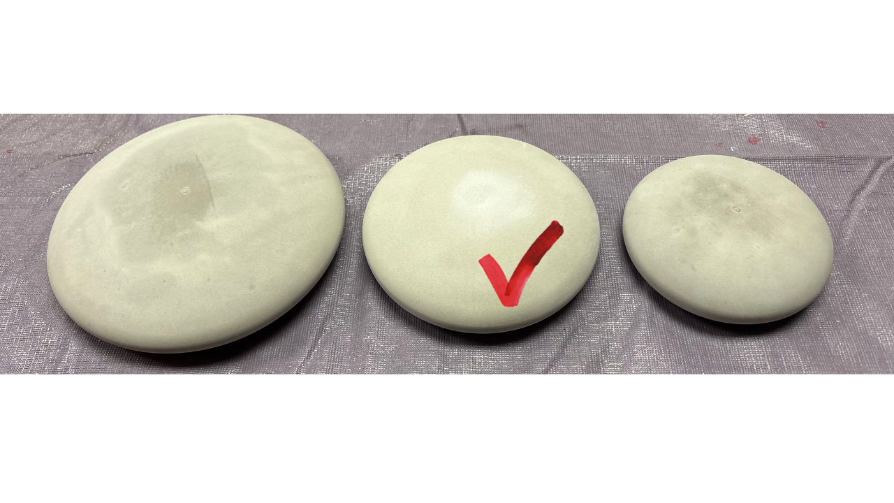 Handcrafted Gypsum Rocks- Not painted - No guidelines