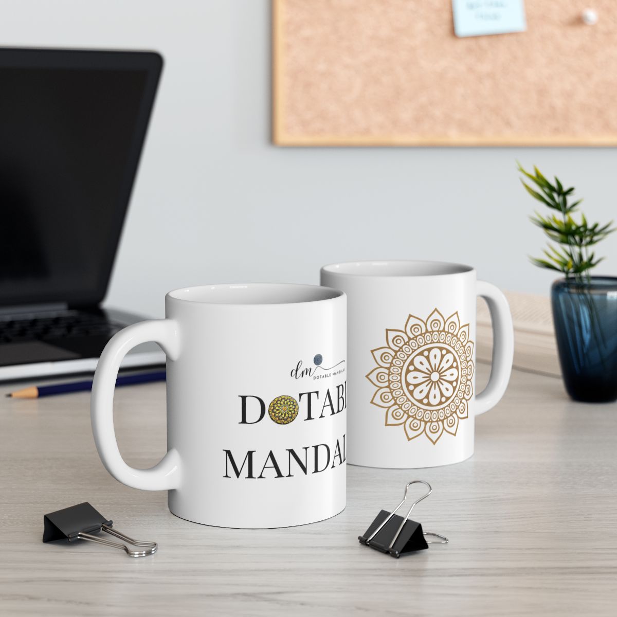 Dotable Mandala Mug 15oz