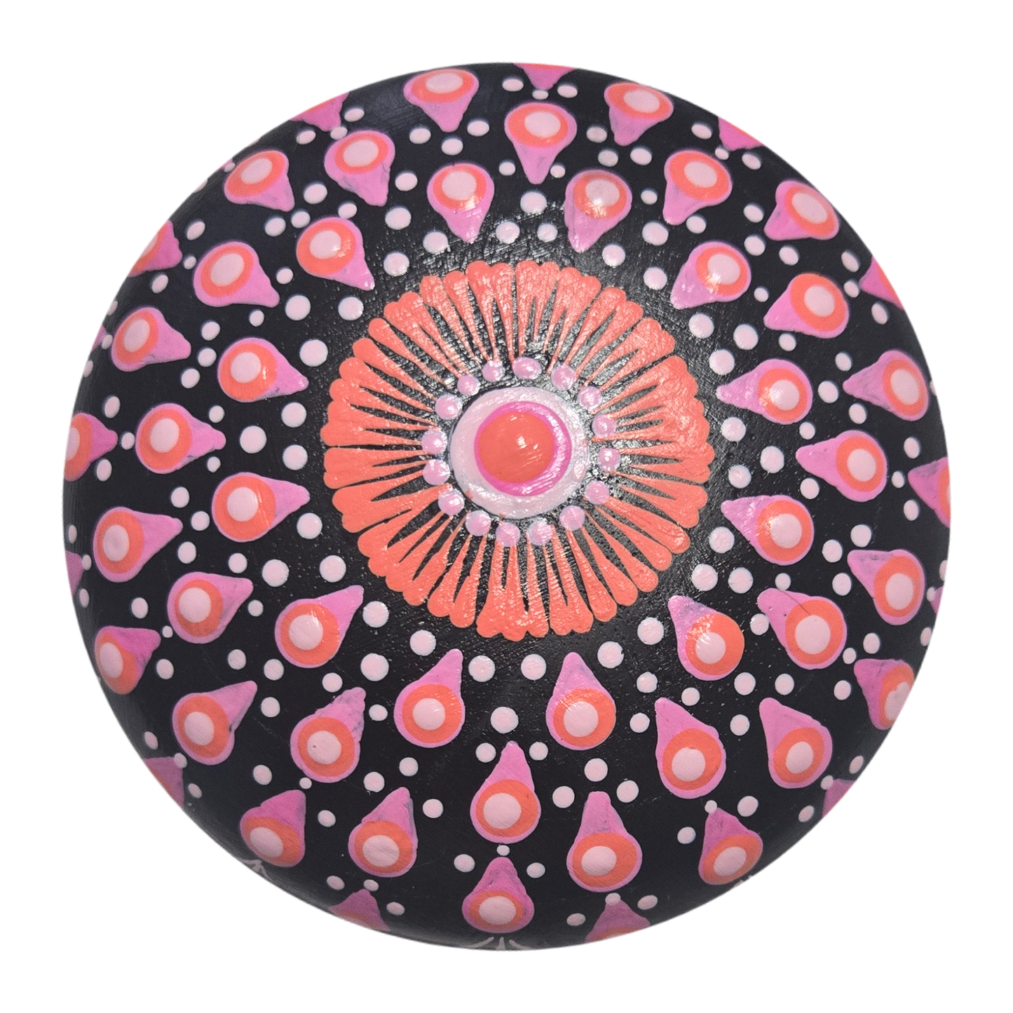 Flamingo 4" Rock Dot-Painting Pattern-Download Version