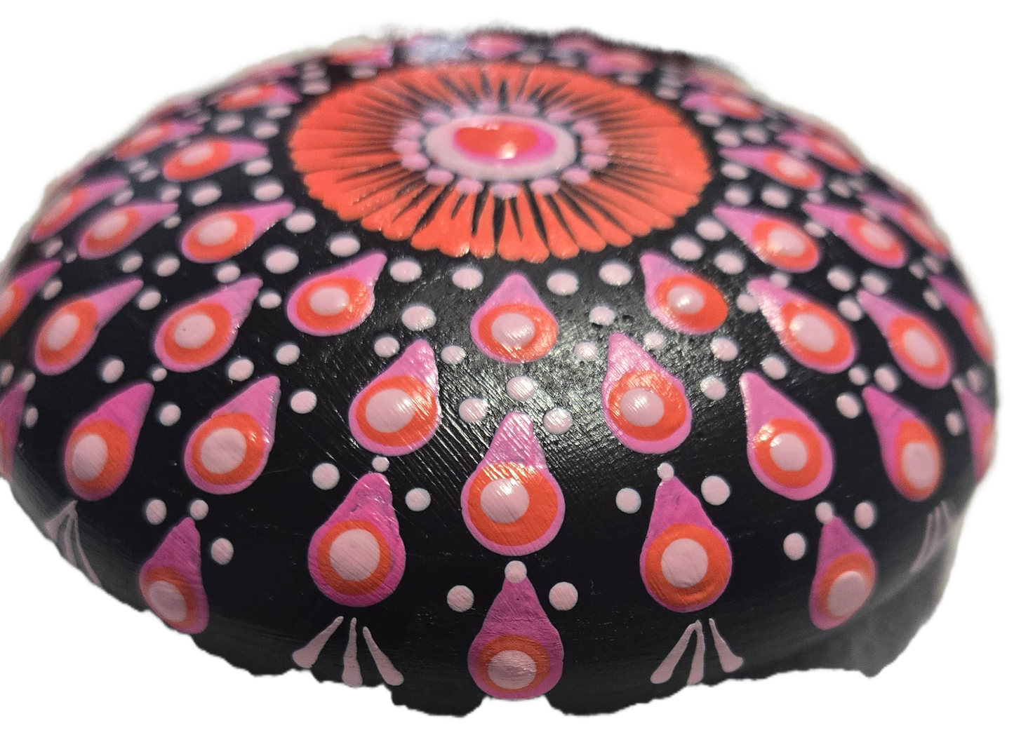 4" Flamingo Rock Pattern Dot-Painting Kit with optional add ons