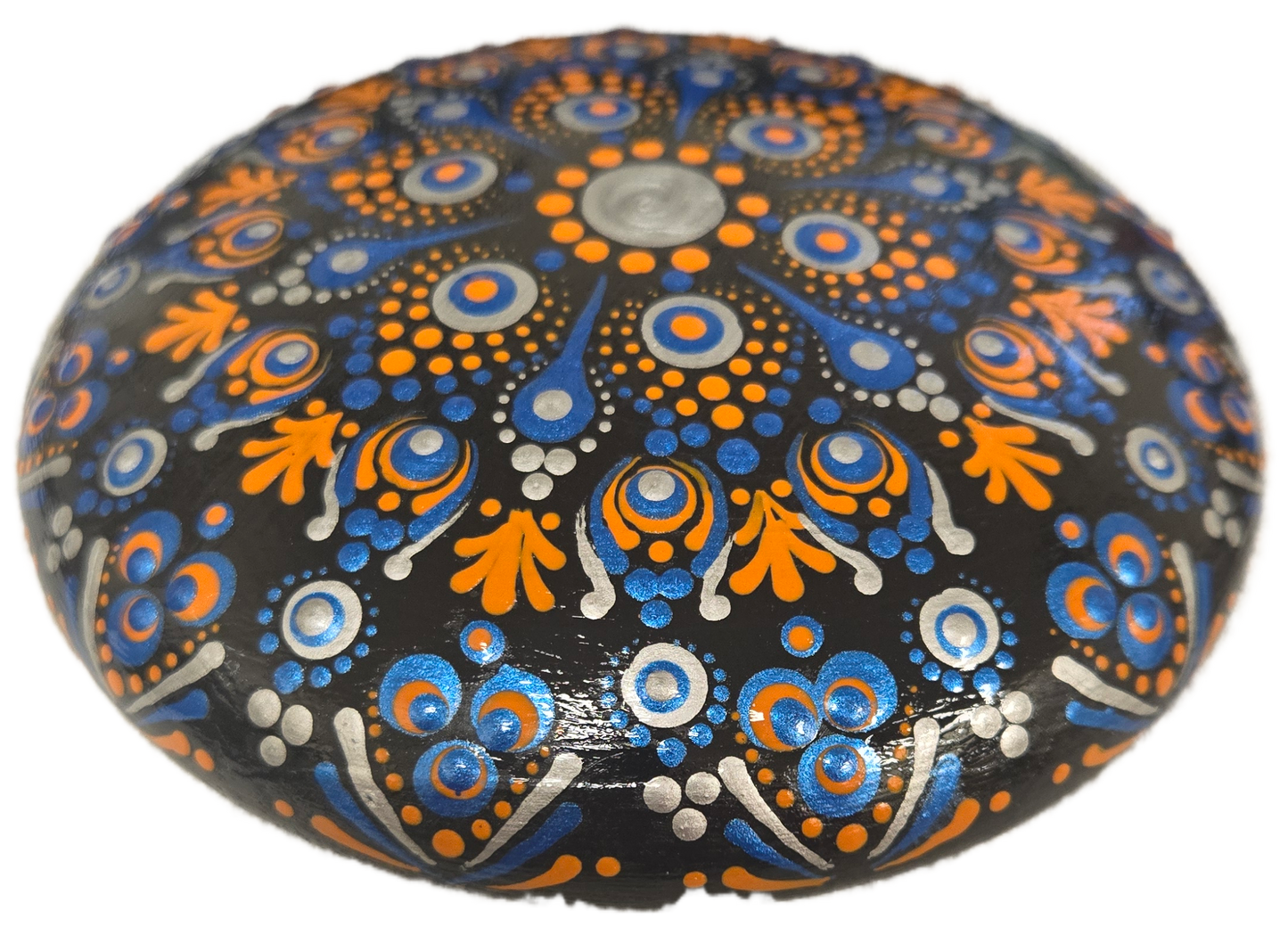 5" Ice Blue Dot-Painting Pattern-Download Version