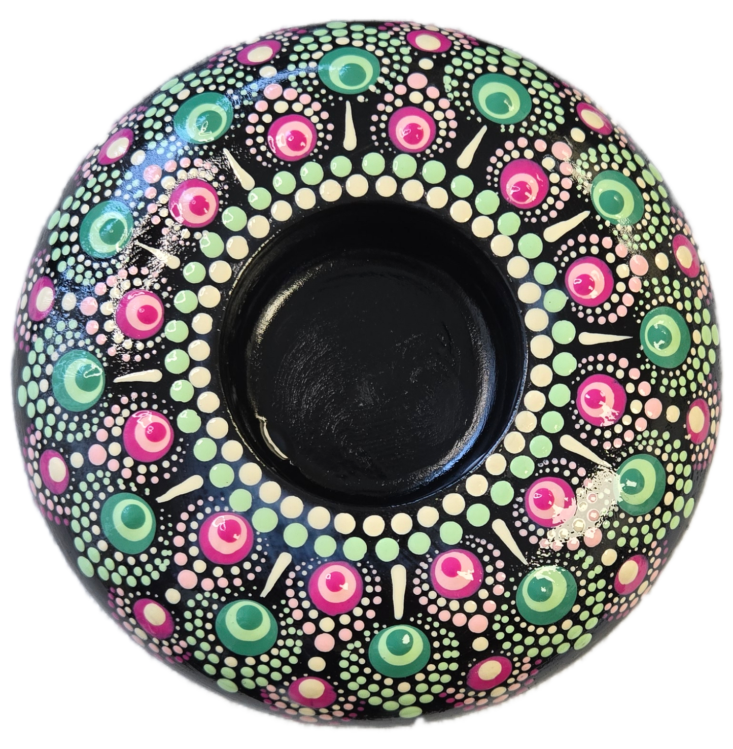 4" Pastel Dreamlight Candle Holder Dot-Painting PDF Pattern