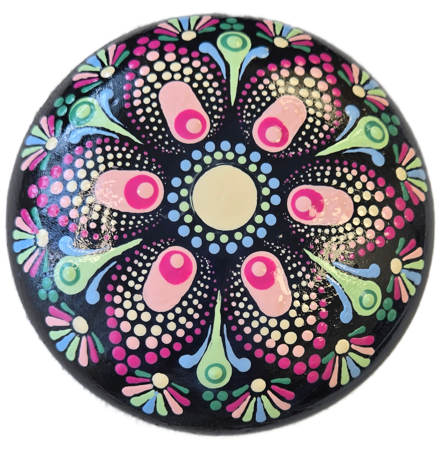 4" Rock Pattern Kit – Spring Flower (Multi-Color Design)