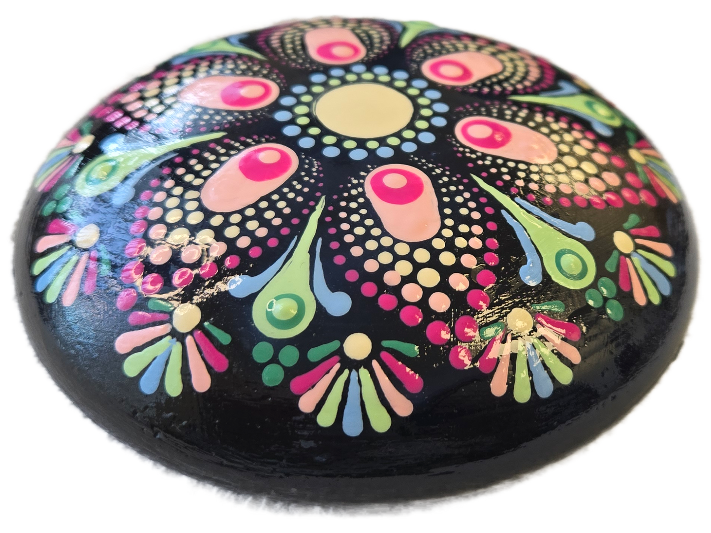 4" Rock Pattern Kit – Spring Flower (Multi-Color Design)