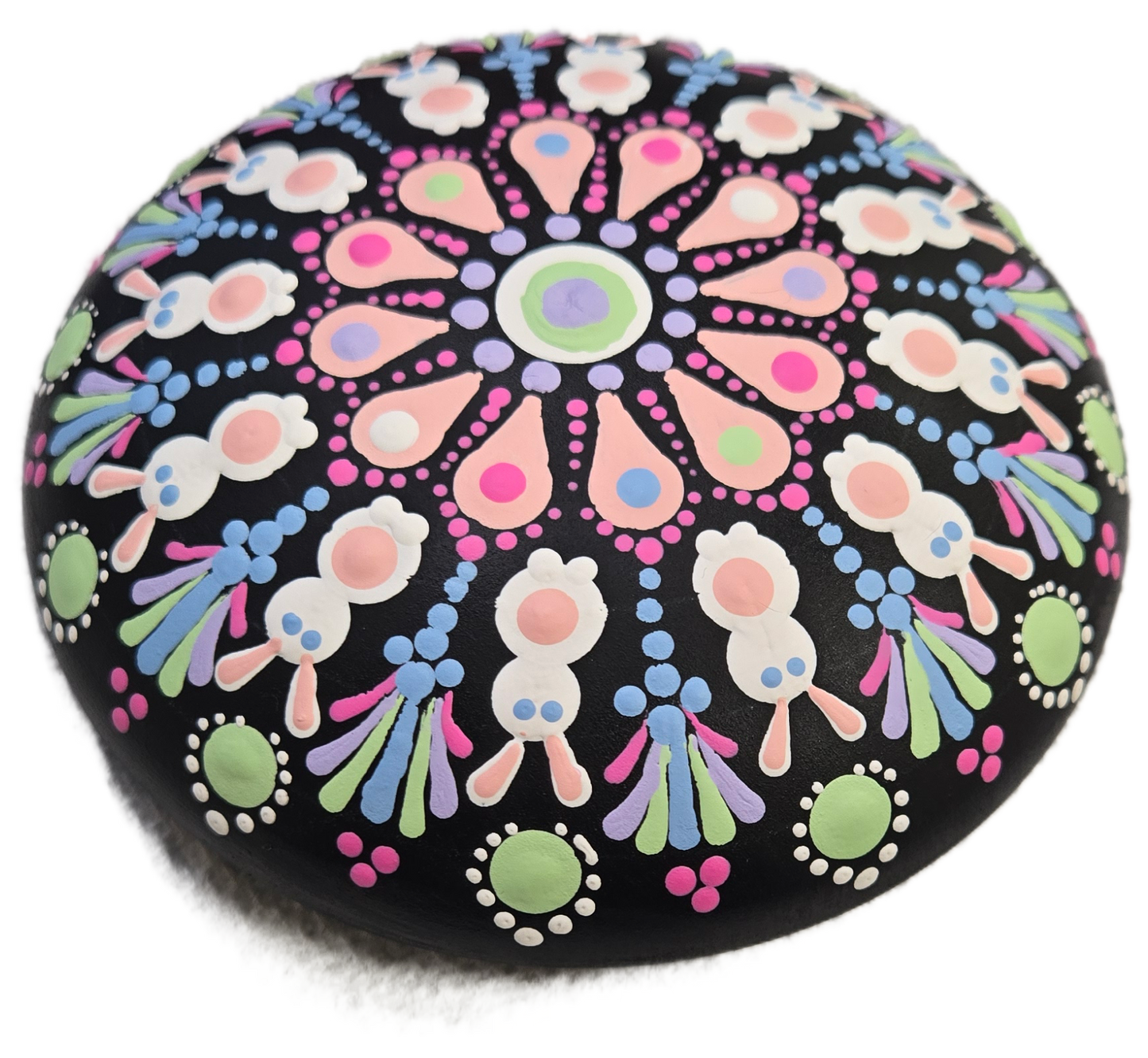 Bunny Theme Dot-Painting Pattern Kit