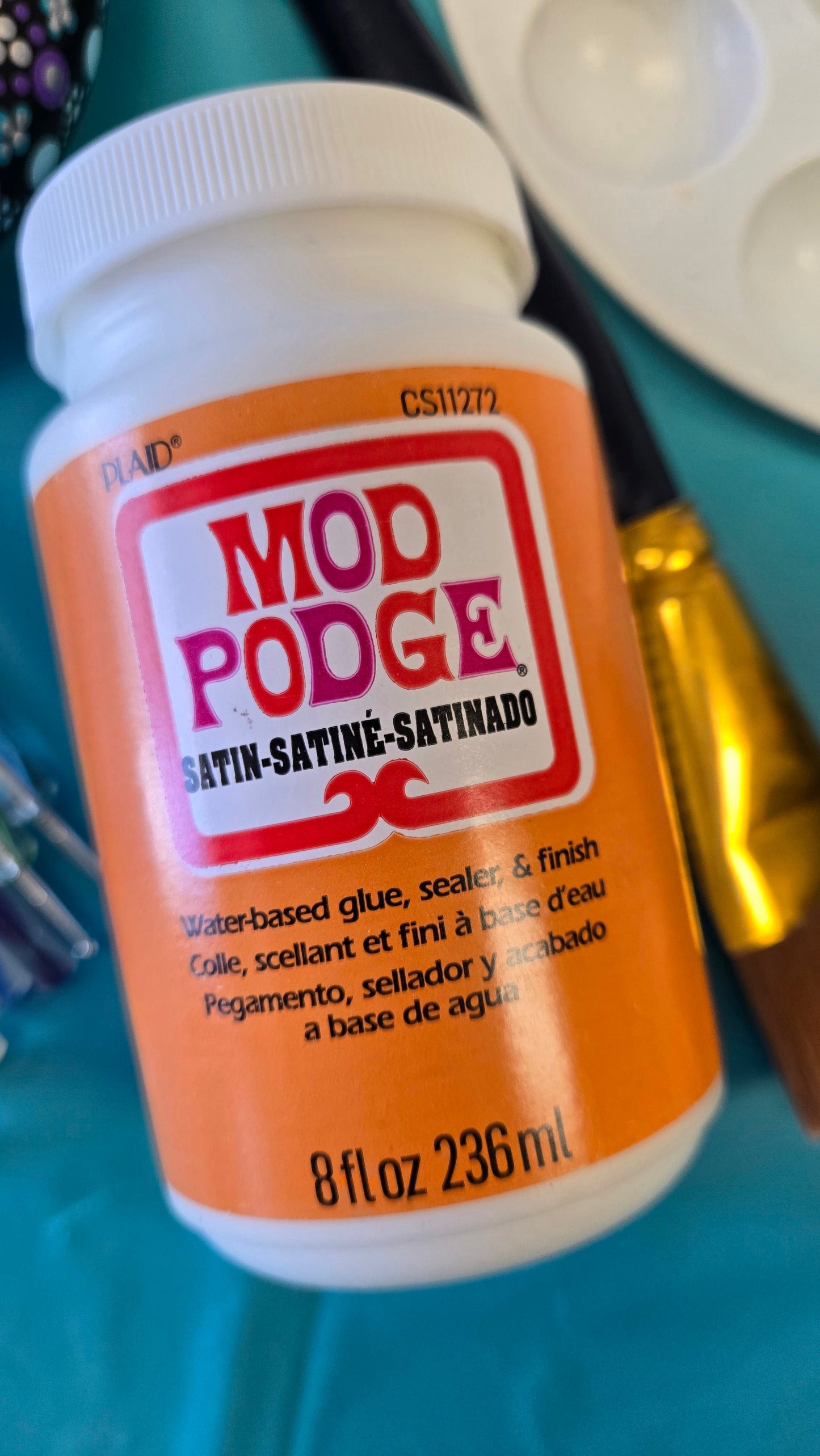 Mod Podge Satin – Water-Based Sealer, Glue & Finish