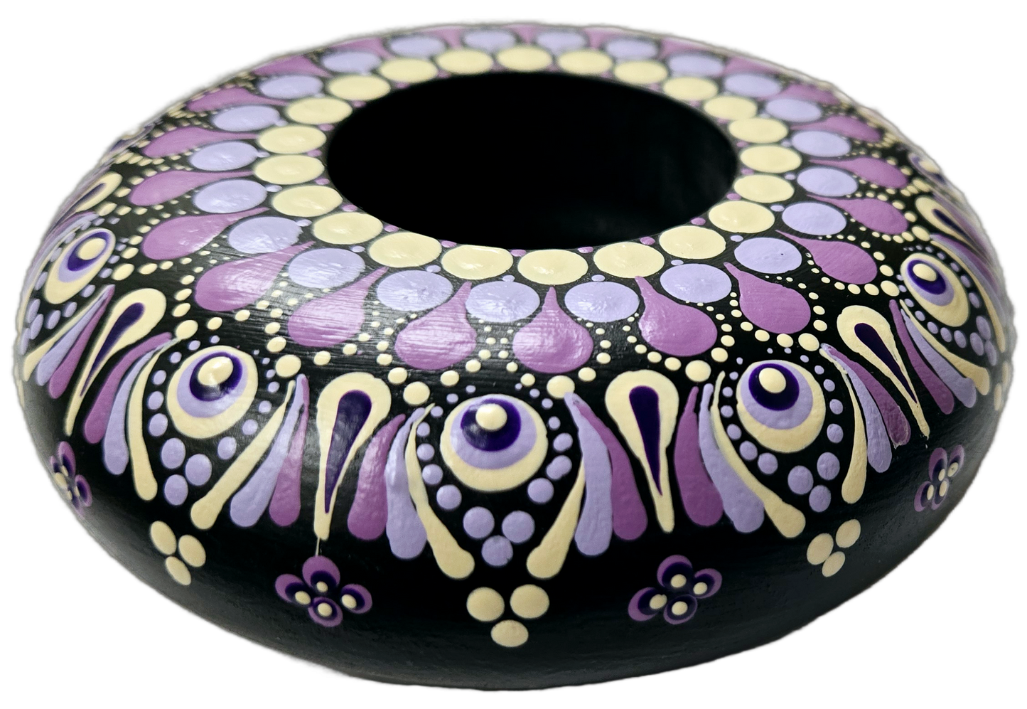 Niagara-On-The-Lake-Lilac Theme Candle Holder Dot-Painting Workshop