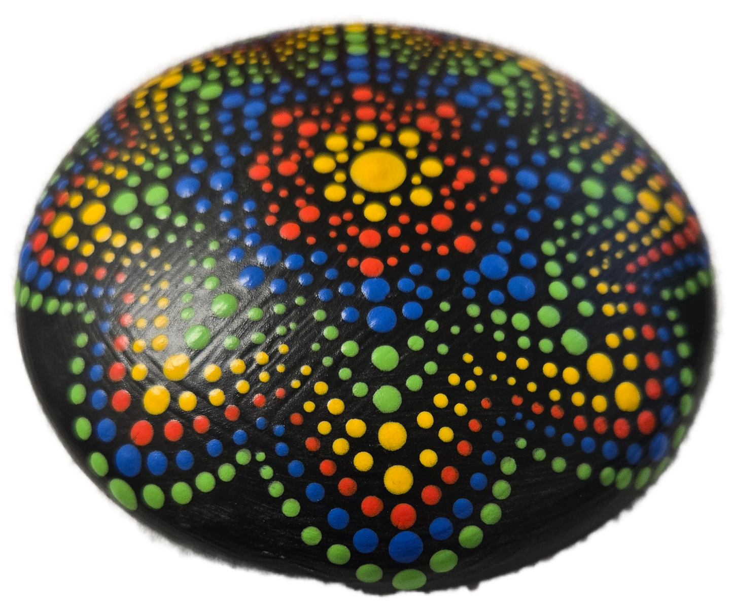 Rainbow Pattern 3" Rock Dot-Painting Kit