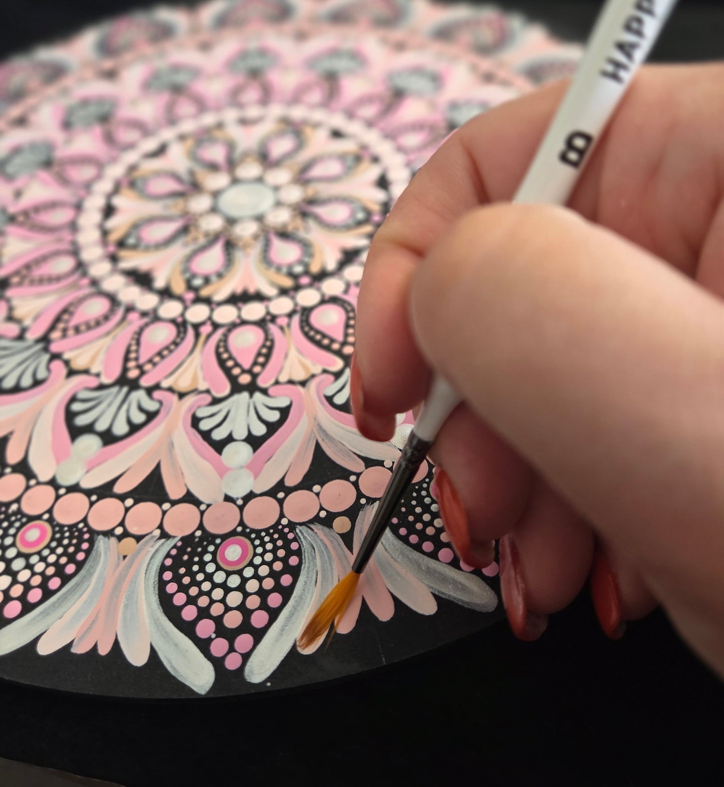 Set of 4 Fine Liner Brushes – Perfect for Mandala Art