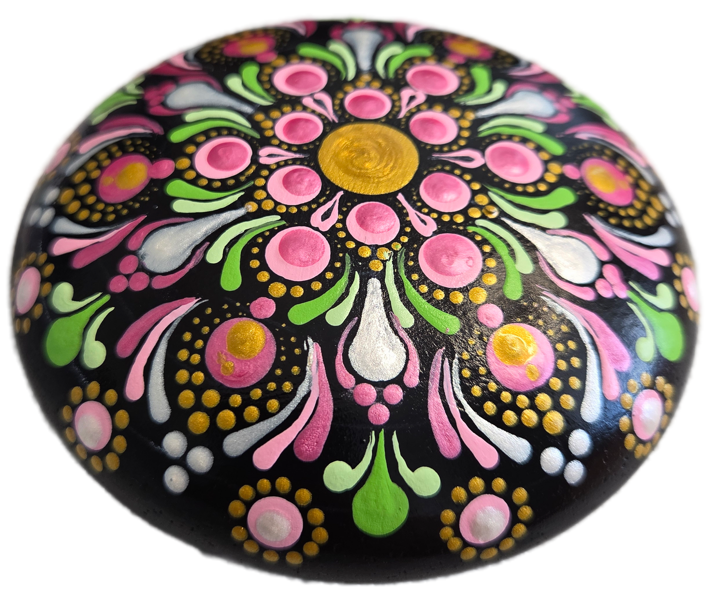 4" Pink Oasis Dot-Painting Pattern Kit