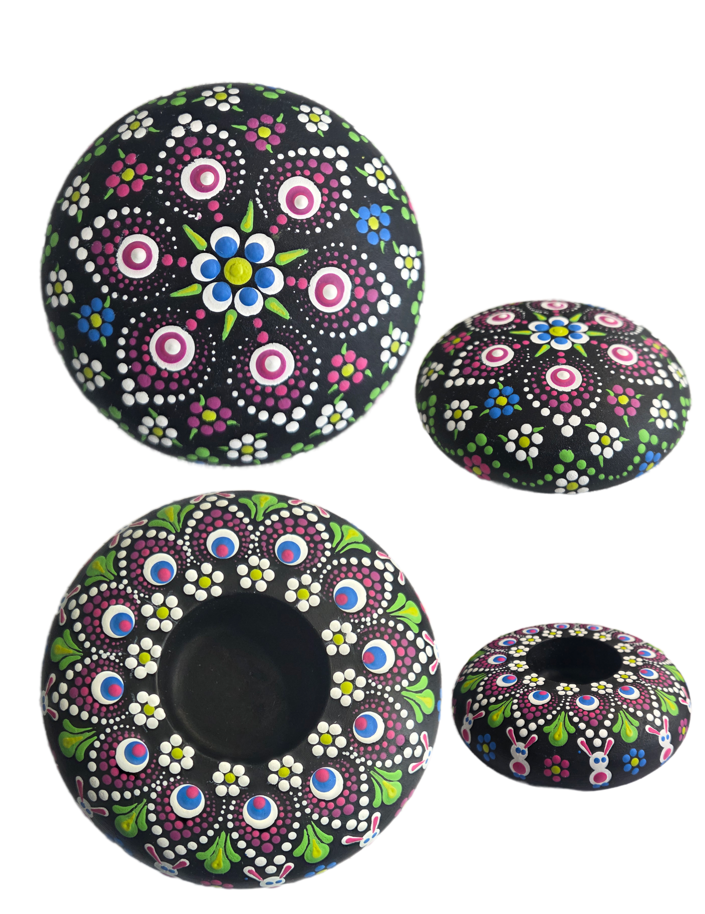 Langley-Hoppy Dots & Spring Bloom Dot-Painting Workshop