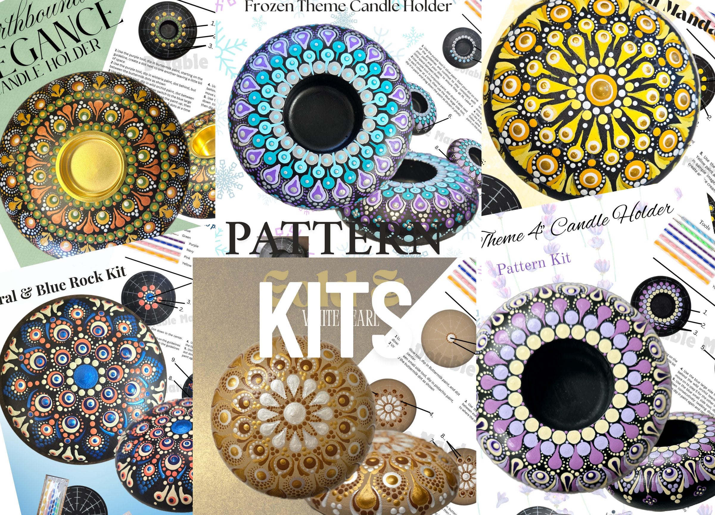 Pattern Kits – Dotable Mandalas