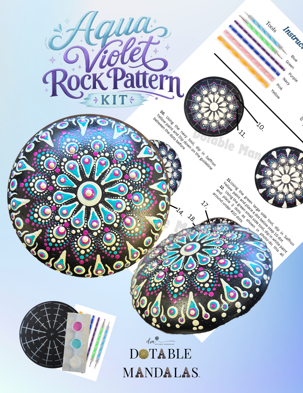 Rock Pattern Kits – Dotable Mandalas
