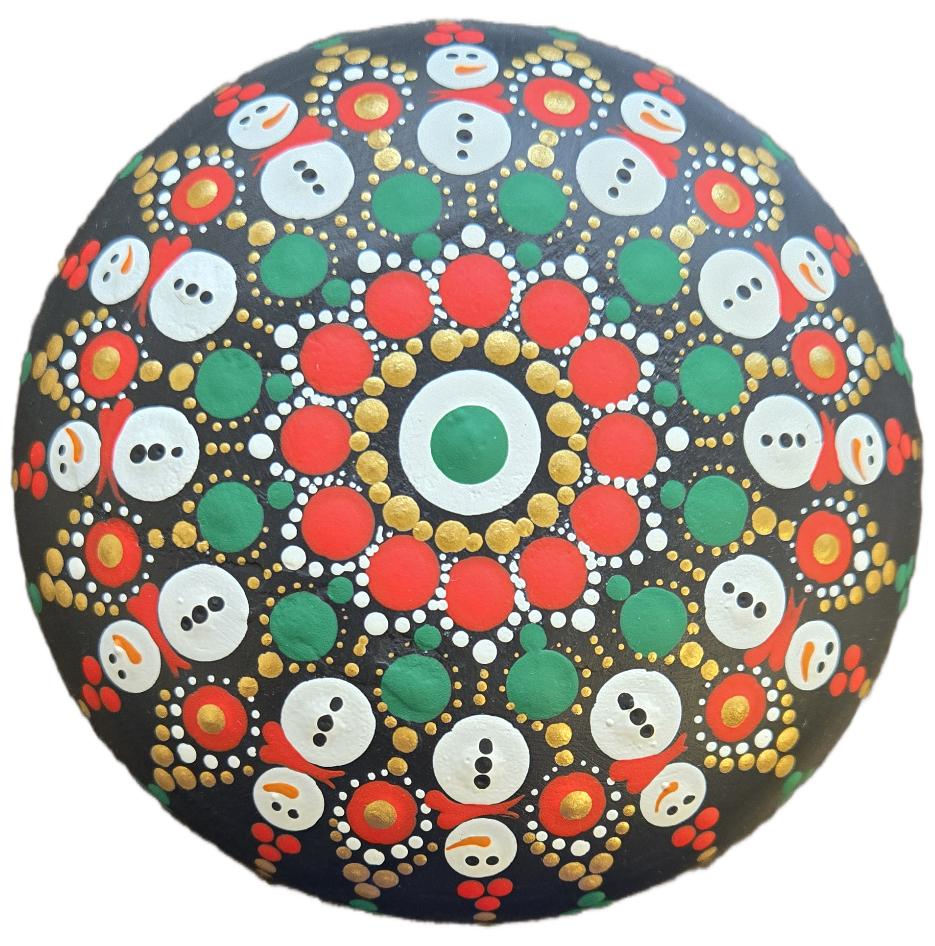 Woodstock-Holiday Dot-Painting Workshop: Snowman or Santa 4