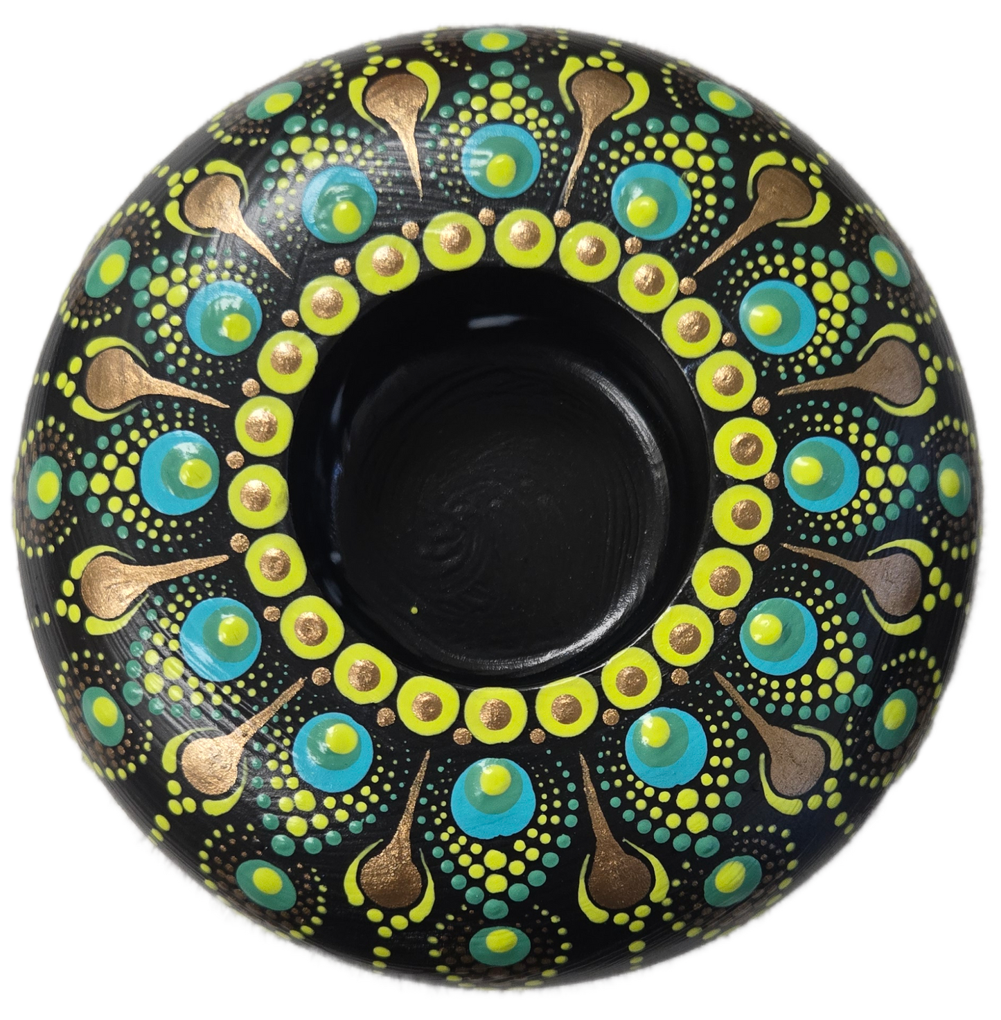 Sherwood Park -4" Candle Holder Mandala Rock Dot-Painting Workshop