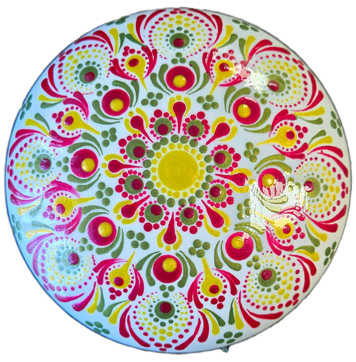 Bavarian Bloom-5" Stone Dot-Painting Pattern Kit-Advanced