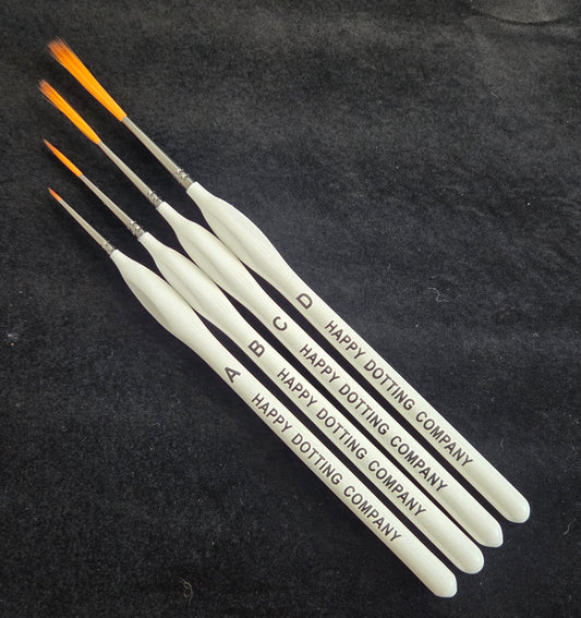 Set of 4 Fine Liner Brushes – Perfect for Mandala Art