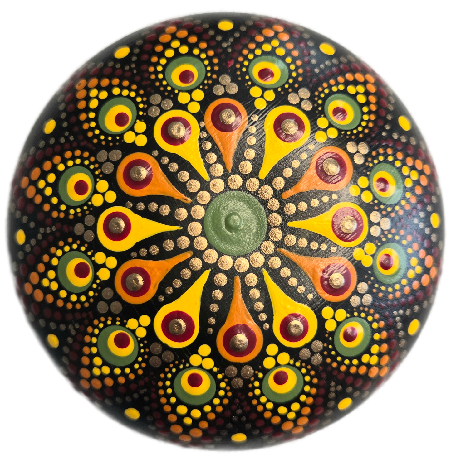 Virtual Dot-Painting Workshop: Autumn Leaves or Spider Web Candle Holder