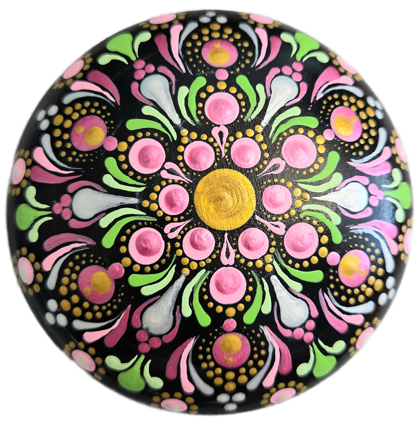 4" Pink Oasis Dot-Painting Pattern Kit