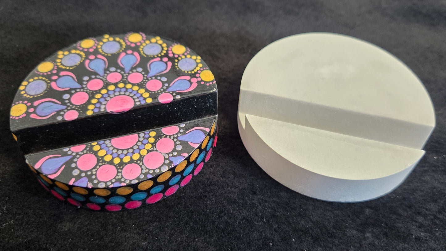 Unpainted Dot-Painting Card Holder – Create Your Own Design