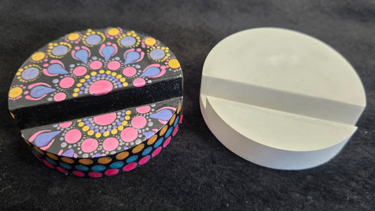 Unpainted Dot-Painting Card Holder – Create Your Own Design