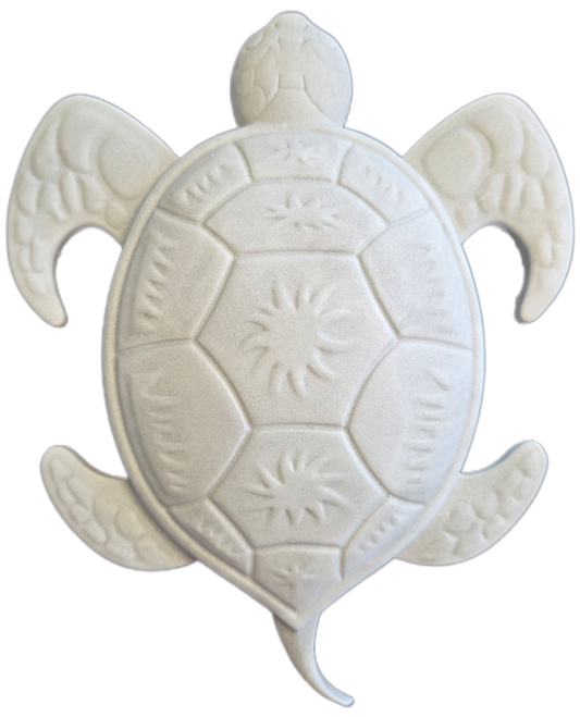 Turtle Rock Dot-Painting Stone-(RAW-Unpainted)