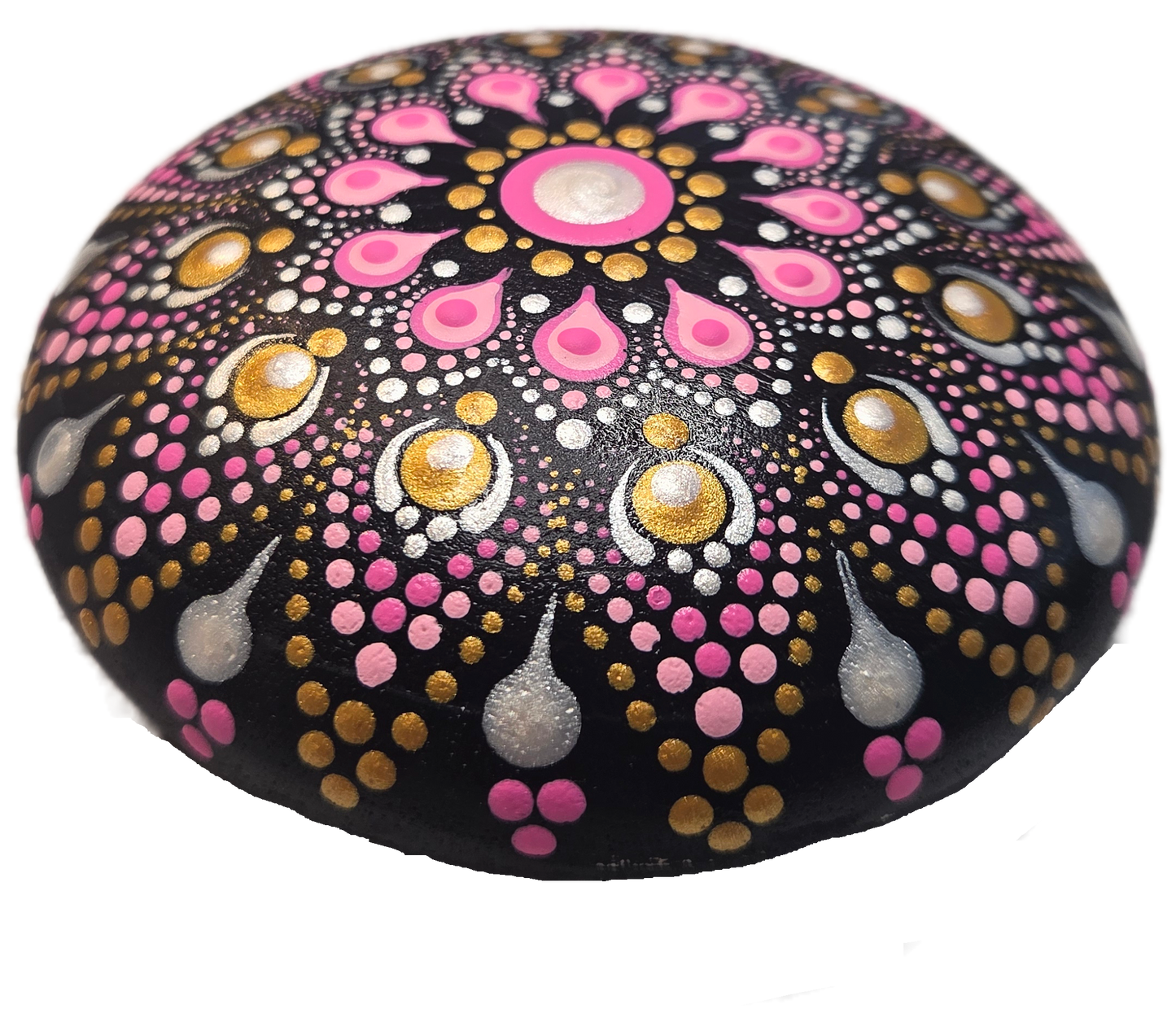 Pink & Gold Blossom Rock – Digital Pattern Kit -Download Version