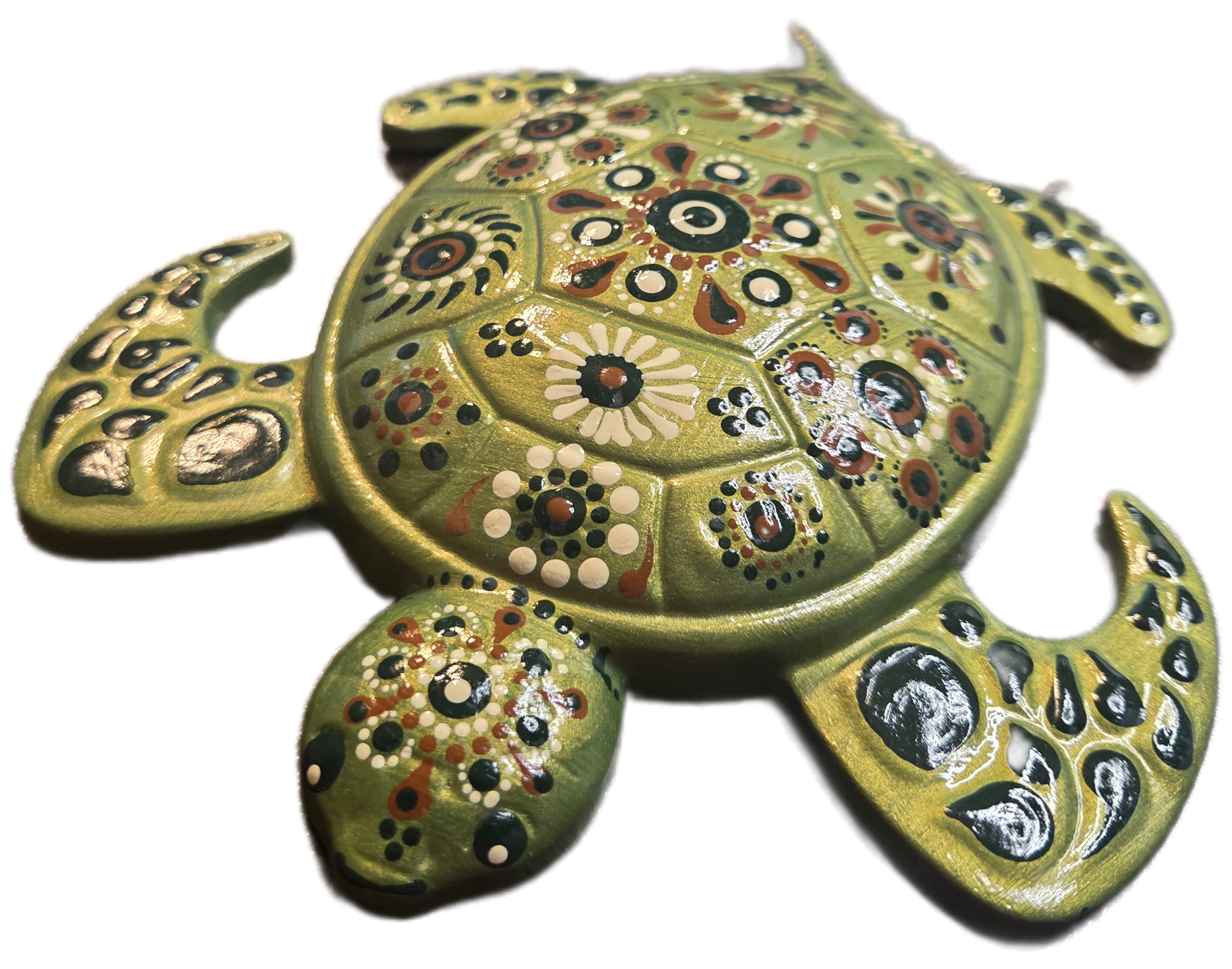 Turtle Rock Dot-Painting Stone-(RAW-Unpainted)