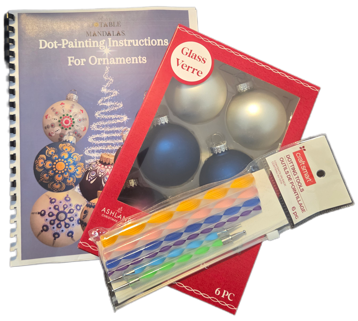 Ornament Dot-Painting Pattern Kit-Booklet