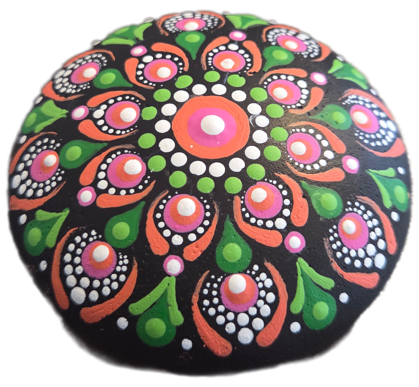 Wildflower Mandala – 3" Rock Dot-Painting Kit