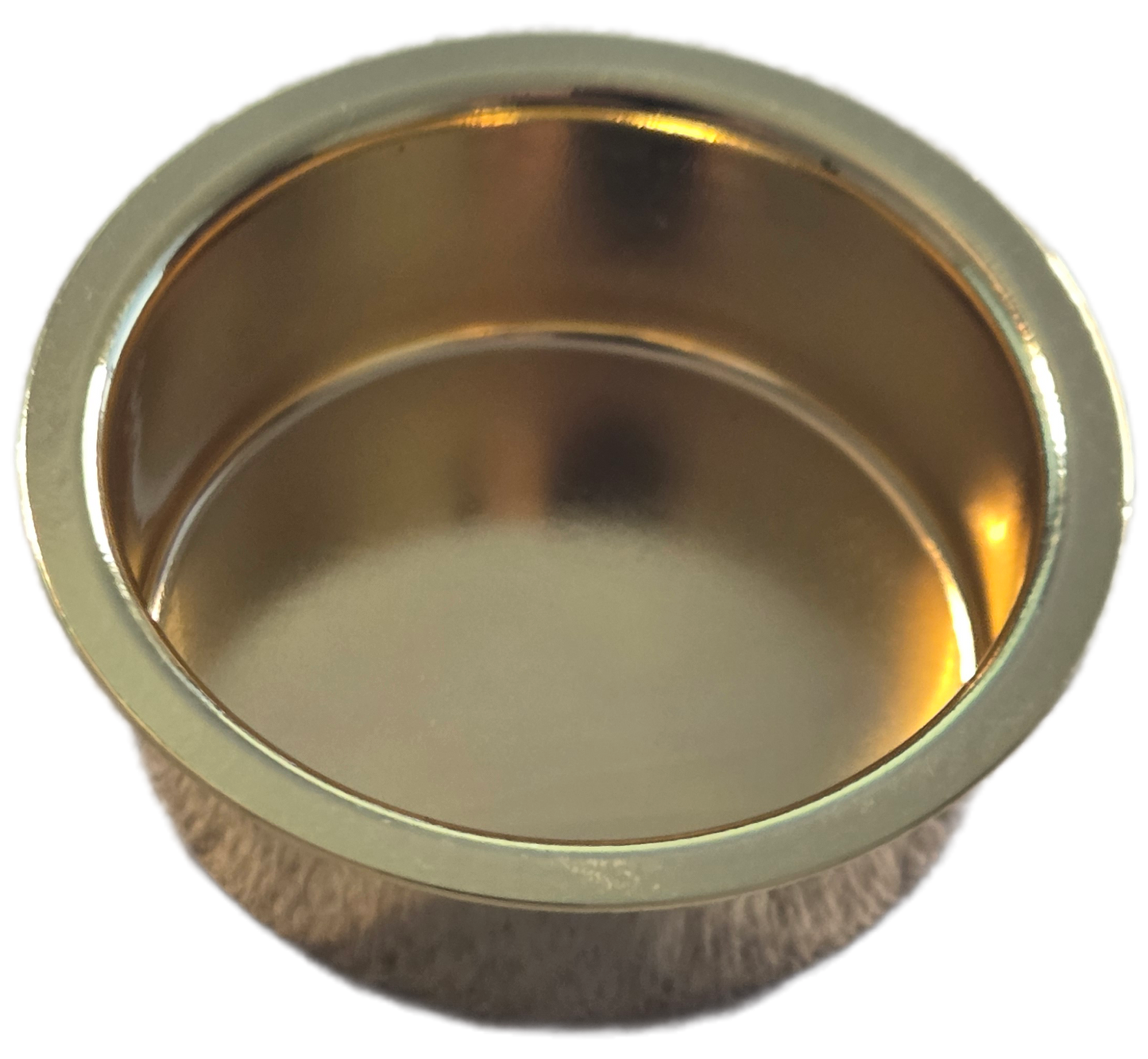 Gold Metal Inserts for Candle Holders