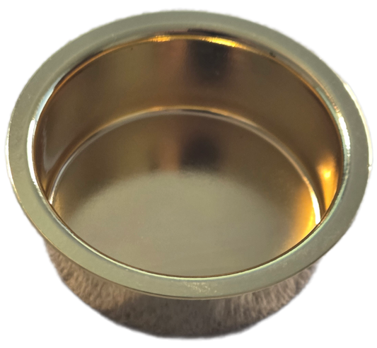 Gold Metal Inserts for Candle Holders