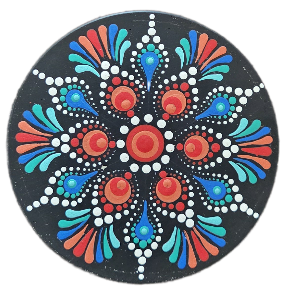 Aurora-Tropical Coastal Vibe Coaster Set Dot-Painting Workshop