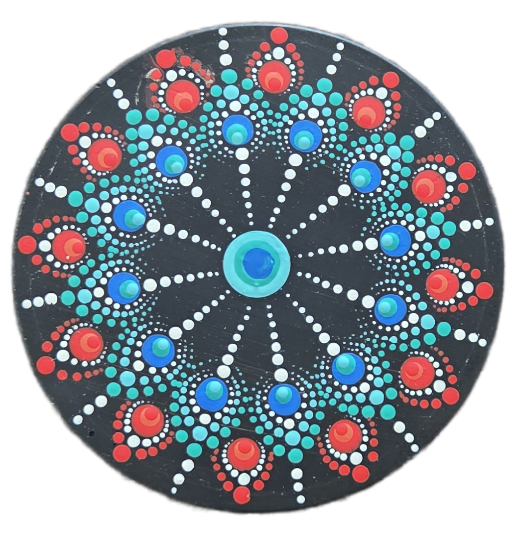 Aurora-Tropical Coastal Vibe Coaster Set Dot-Painting Workshop