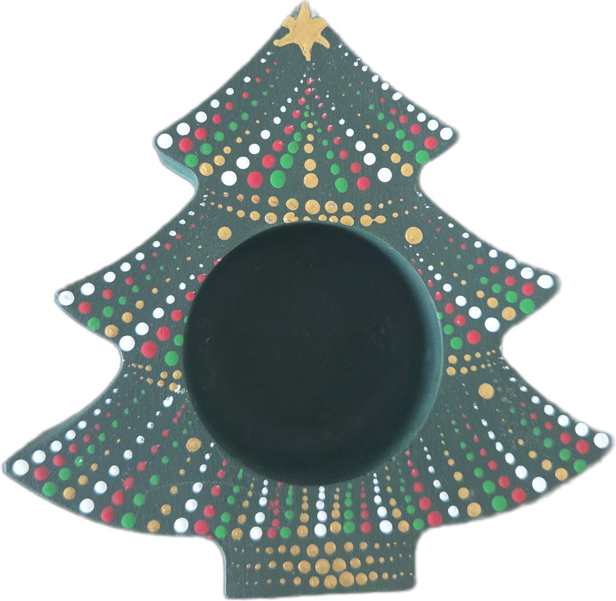 Christmas Tree Candle Holder – Unpainted