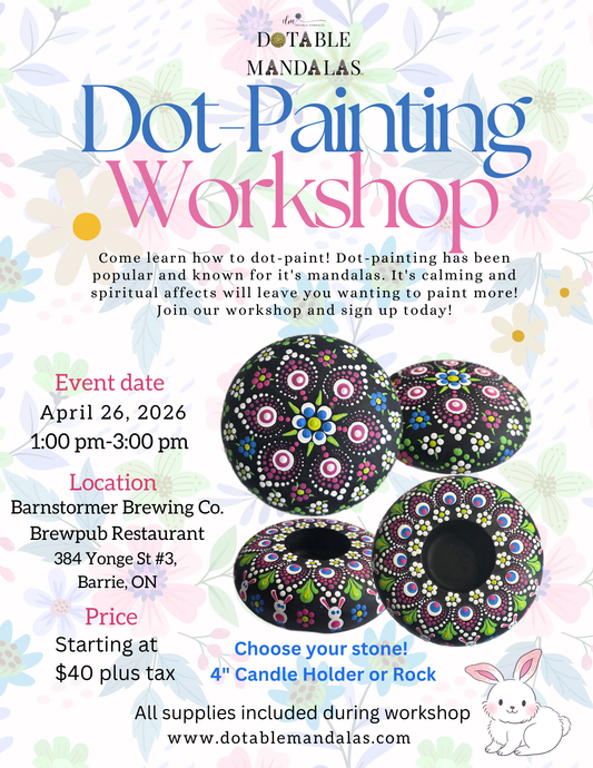 Barrie-Hoppy Dots & Spring Bloom Dot-Painting Workshop