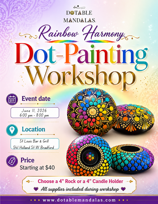 Bradford-Rainbow Harmony Dot-Painting Workshop