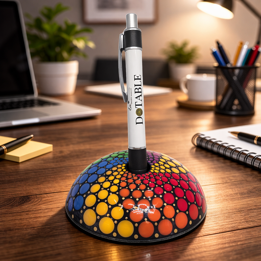 Pen Holder made from Gypsum (Painted & Unpainted)