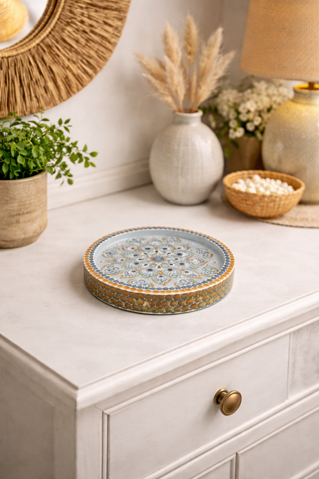 Jewelry Tray or Soap Dish Dot-Painting Virtual Workshop