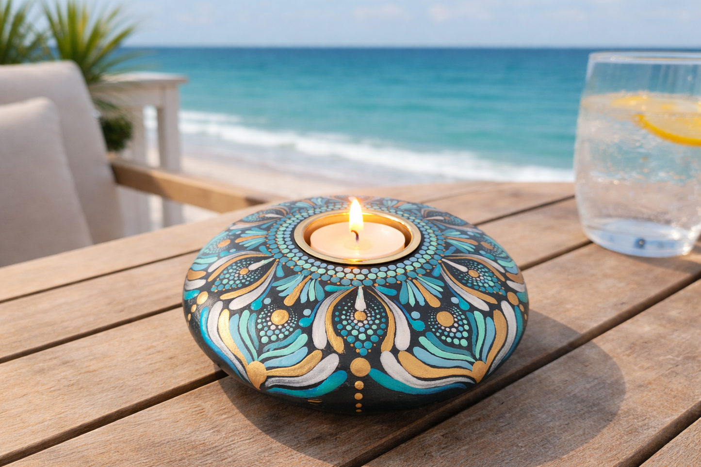 Tidal Glow 6" Candle Holder Pattern – Digital Download Only