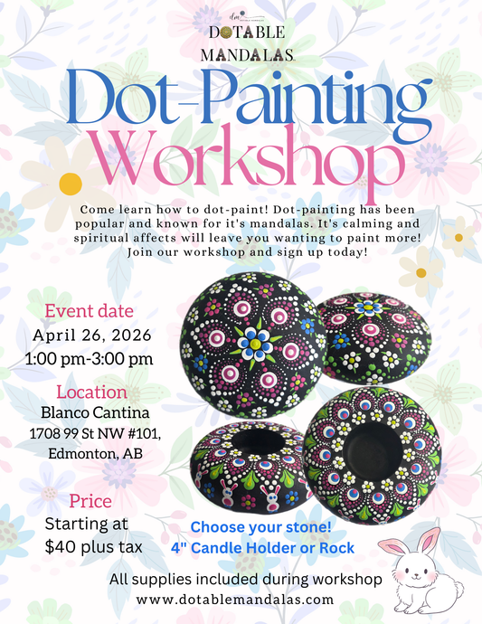 Edmonton S-Hoppy Dots & Spring Bloom Dot-Painting Workshop