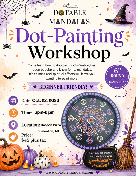 Edmonton S-Candy Tray Dot-Painted Mandala Workshop