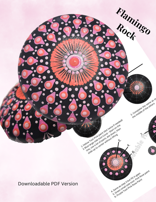 Flamingo 4" Rock Design-Download Version