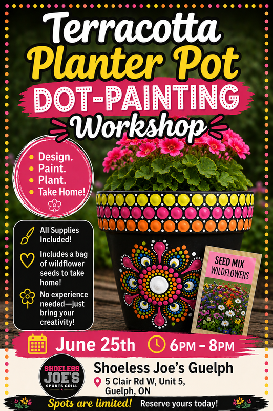 Guelph-Terracotta Planter Pot Dot-Painting Workshop
