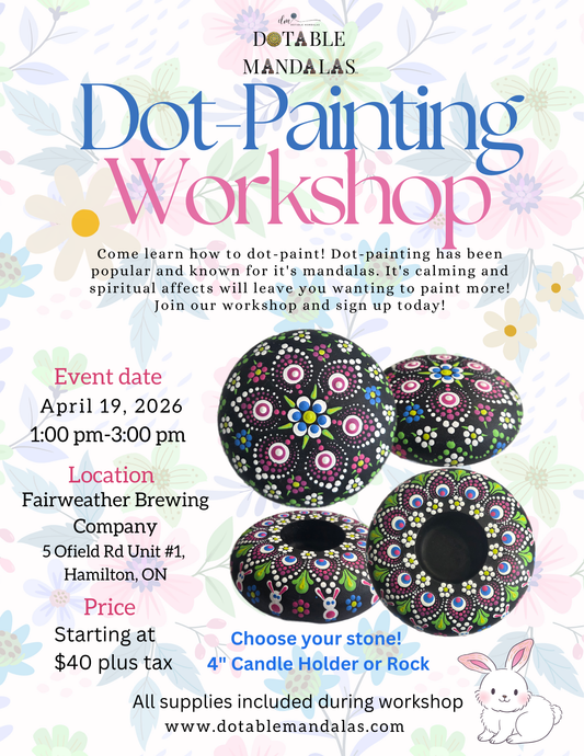 Hamilton-Hoppy Dots & Spring Bloom Dot-Painting Workshop