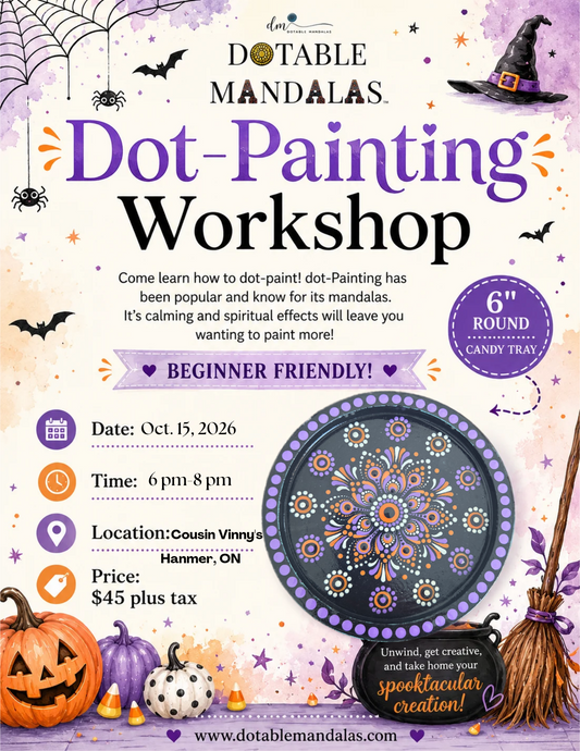 Hanmer-Candy Tray Dot-Painted Mandala Workshop