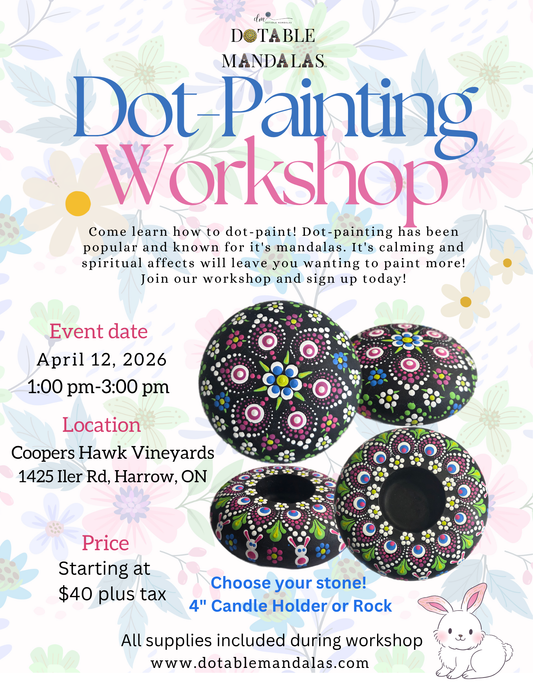 Harrow-Hoppy Dots & Spring Bloom Dot-Painting Workshop
