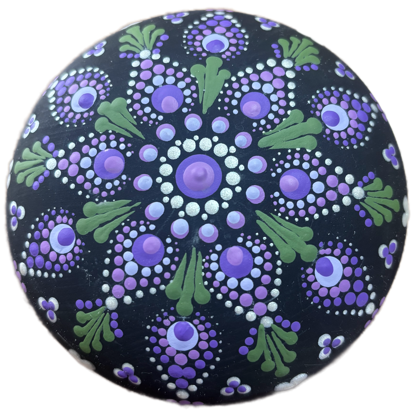 For the Love of Purple -4" Mandala Rock Dot-Painting Kit