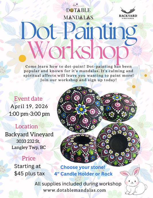 Langley-Hoppy Dots & Spring Bloom Dot-Painting Workshop